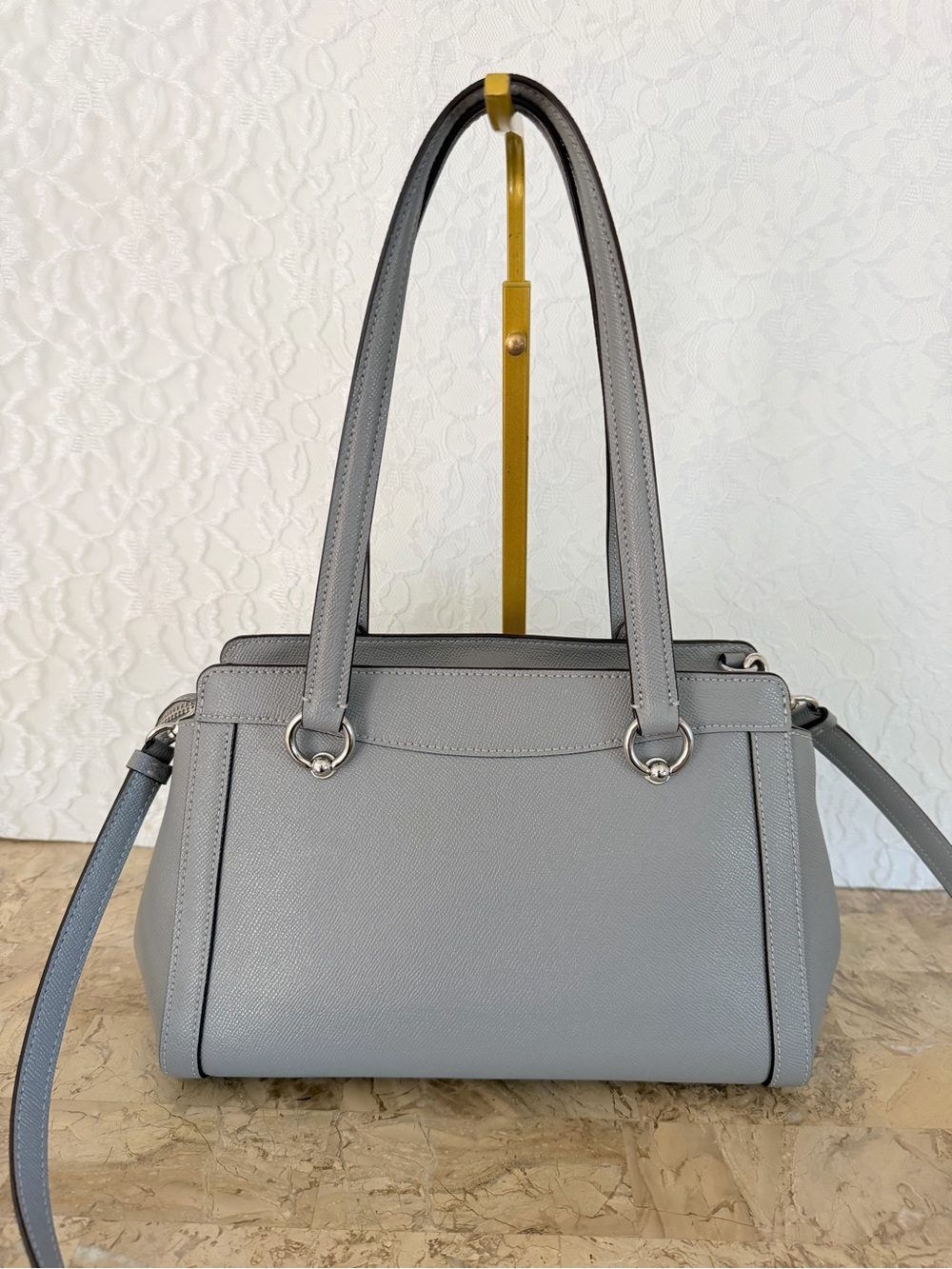 Coach Leather Kailey  In Gray - Picture 3 of 11